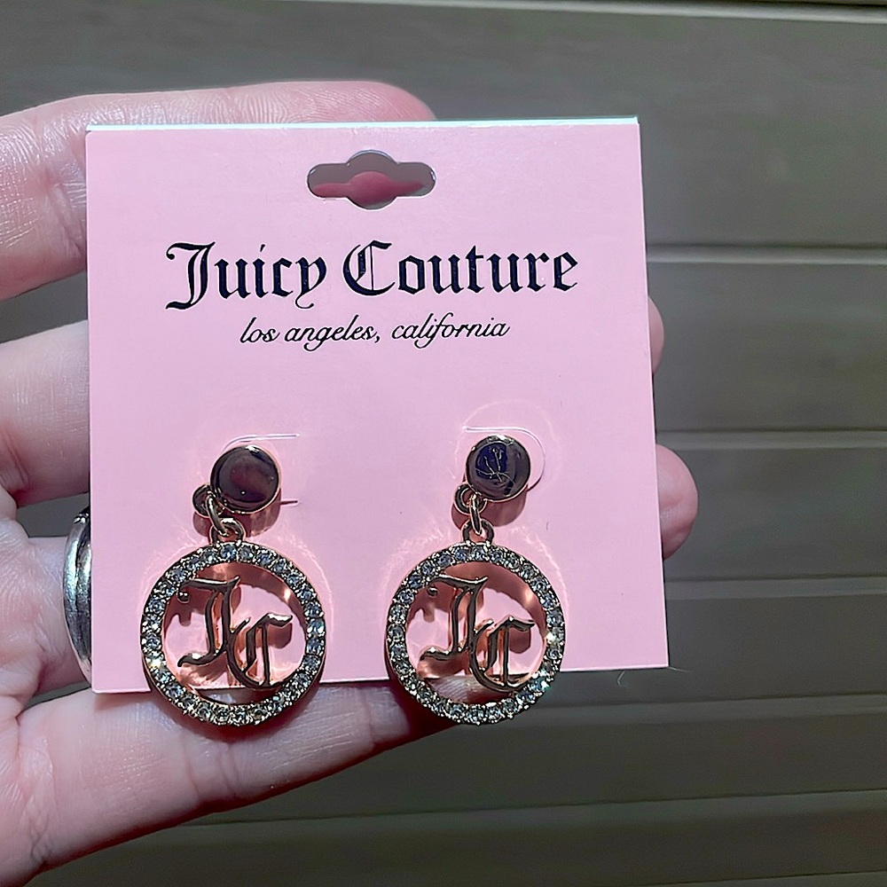 Juicy Couture hanging JC Earrings